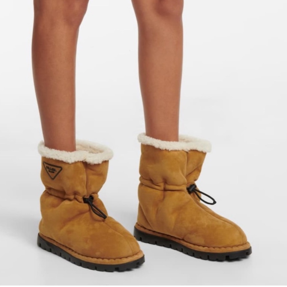 Prada Shearling Boots - Picture 2 of 10